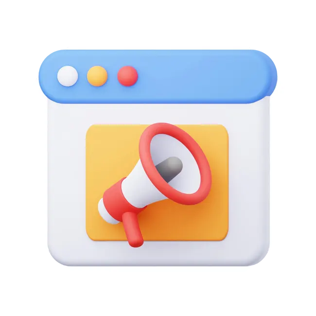 Chamadas dos anúncios